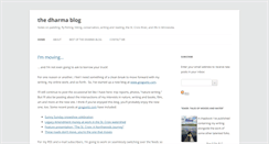 Desktop Screenshot of dharmablog.everyday-beat.org
